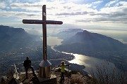 41 Al Crocione del San Martino (1025 m), panorama su Lecco, i suoi laghi e monti